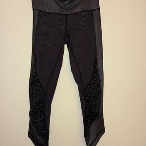 lululemon athletica Black Cropped Pants